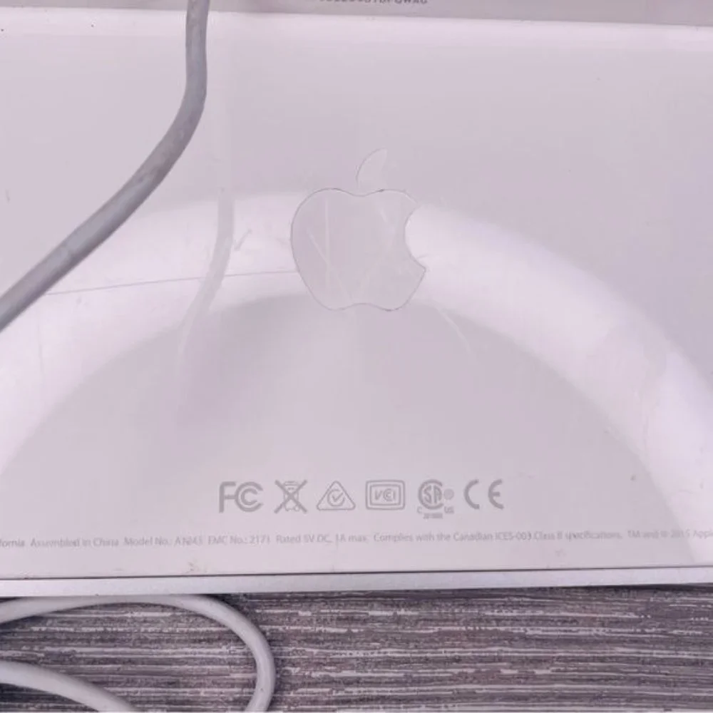 Apple A1243 USB Wired Aluminum Keyboard for office / electronics computer works